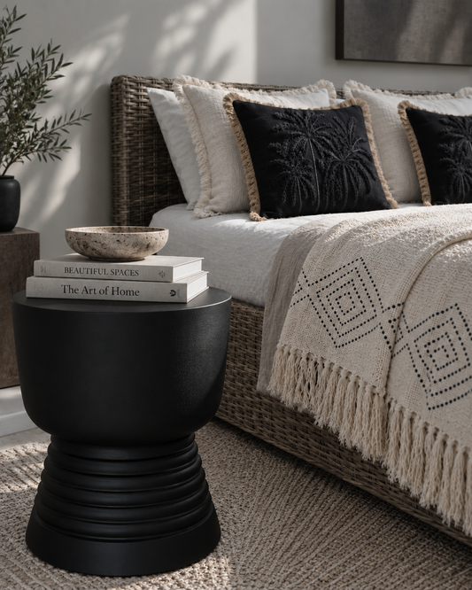 Orion | Wooden side table or stool