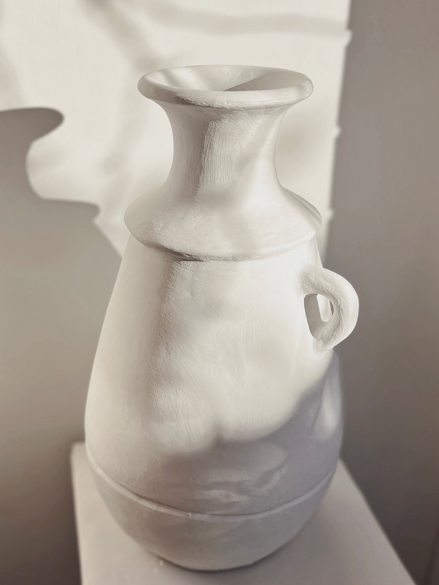 Awan | White Terracotta Vase