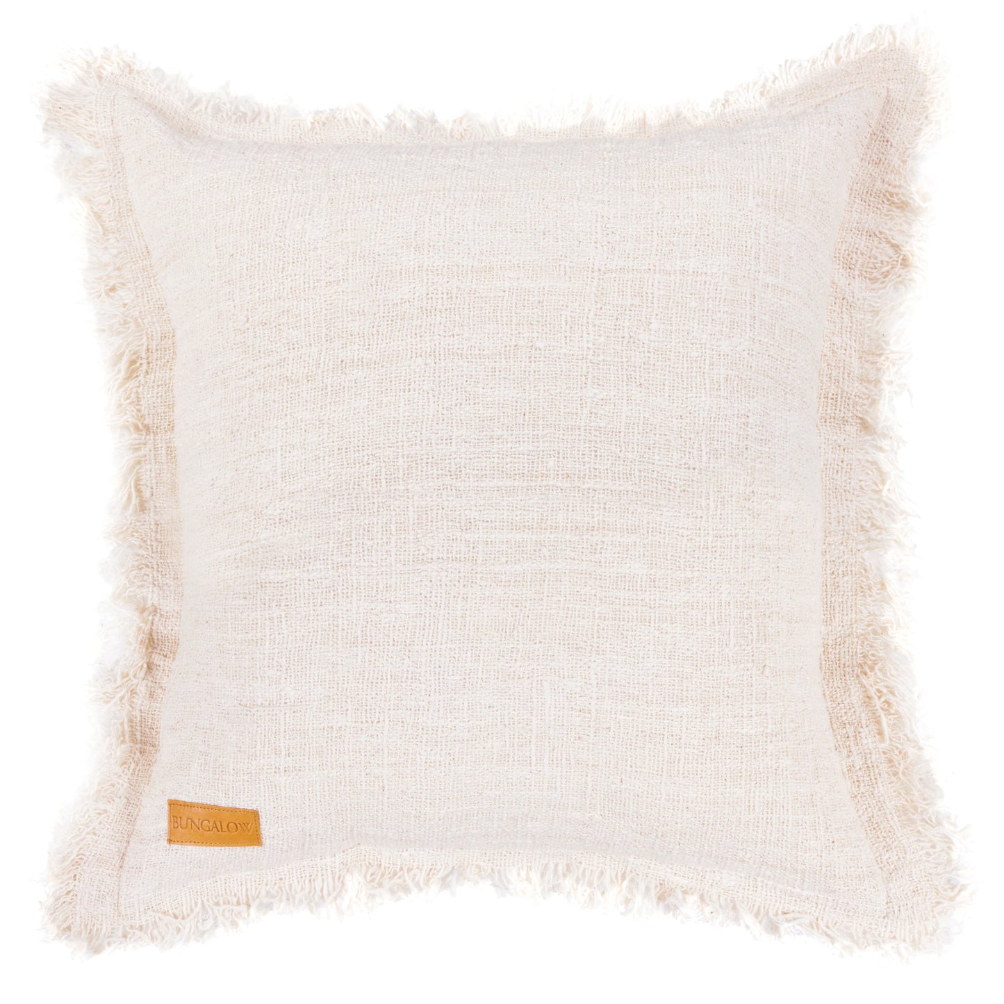 Ayuna | Natural Fray Edge Cushion Cover 55x55
